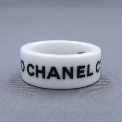 Chanel Logo Ring White — view 3