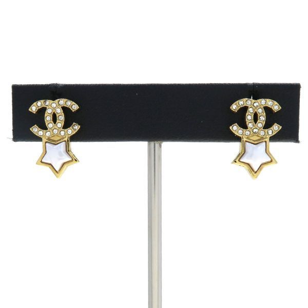 Chanel Earrings Green