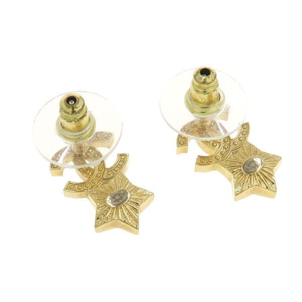 Chanel Earrings Green — view 3