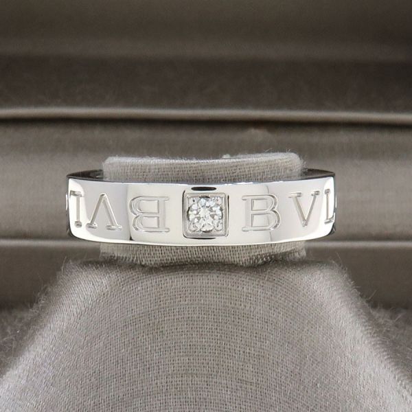 Bvlgari Bulgari Double Logo Ring Diamond 6.5