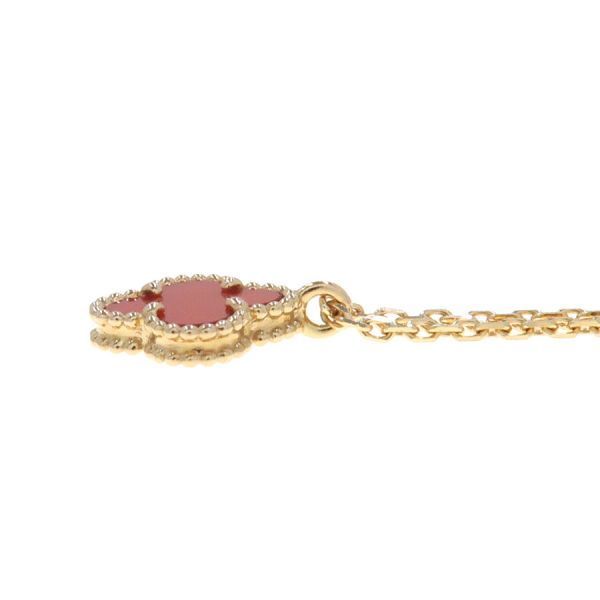 Van Cleef & Arpels Sweet Alhambra Necklace Carnelian — view 2
