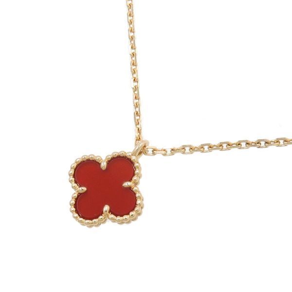 Van Cleef & Arpels Sweet Alhambra Necklace Carnelian — view 3