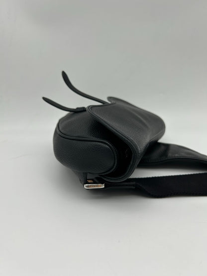 Dior Saddle Bag Black Calfskin Gold — view 8