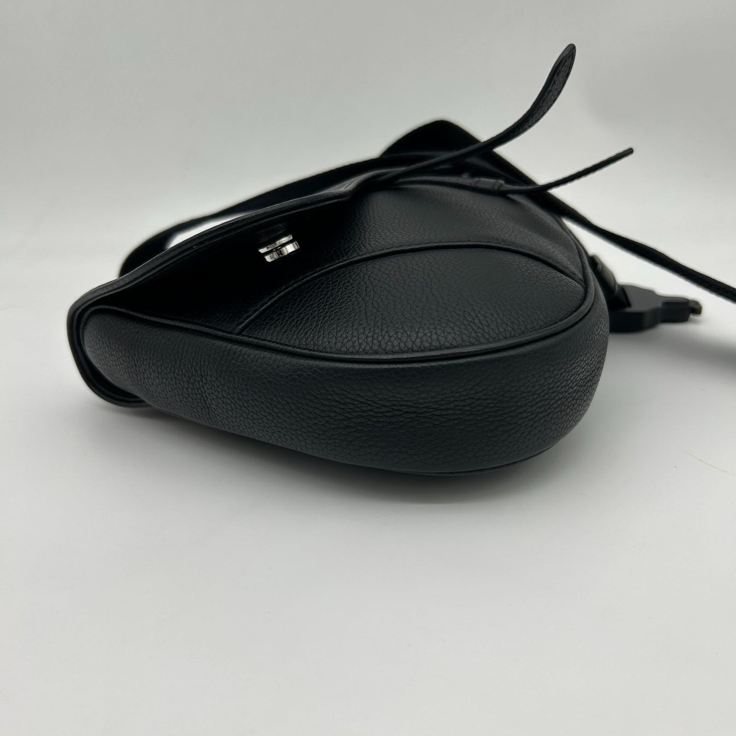 Dior Saddle Bag Black Calfskin Gold — view 5
