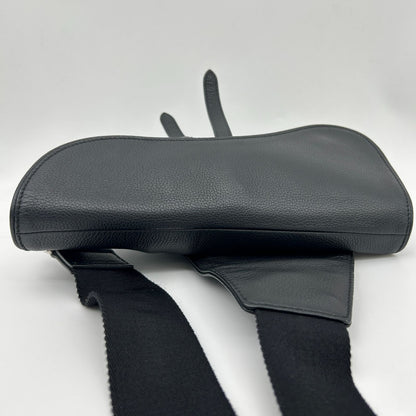 Dior Saddle Bag Black Calfskin Gold — view 7