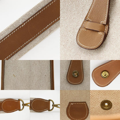 Hermes Evelyne 1 GM Toile Ash Beige L Shoulder — view 8