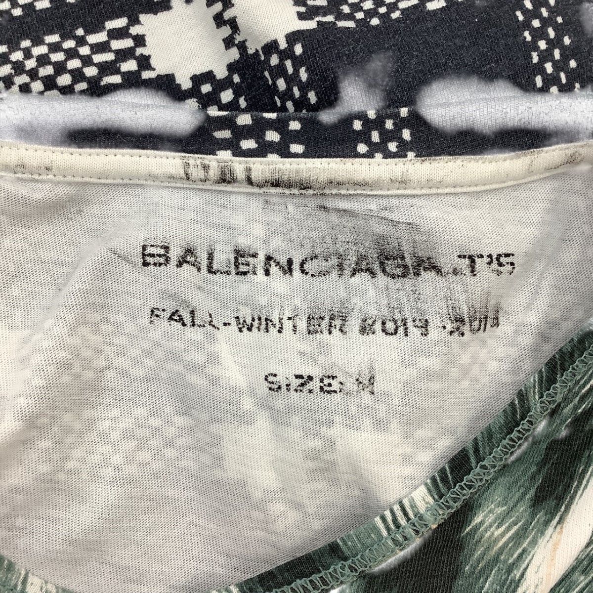 Balenciaga Long Sleeve Top Long T-Shirt M Green — view 3