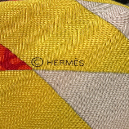 Hermes Shawl Carre 140 Geant American Quilts Cashmere Silk Scarf — view 4