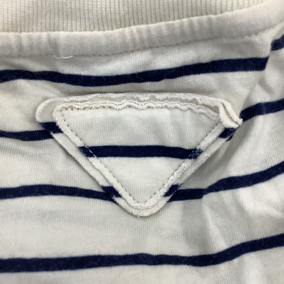 Prada Long Sleeve Top Long T-Shirt Suze XL Blue — view 4