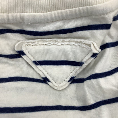Prada Long Sleeve Top Long T-Shirt Suze XL Blue — view 4