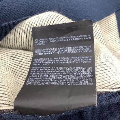 Balenciaga V-neck Knit S Navy Sweater — view 5