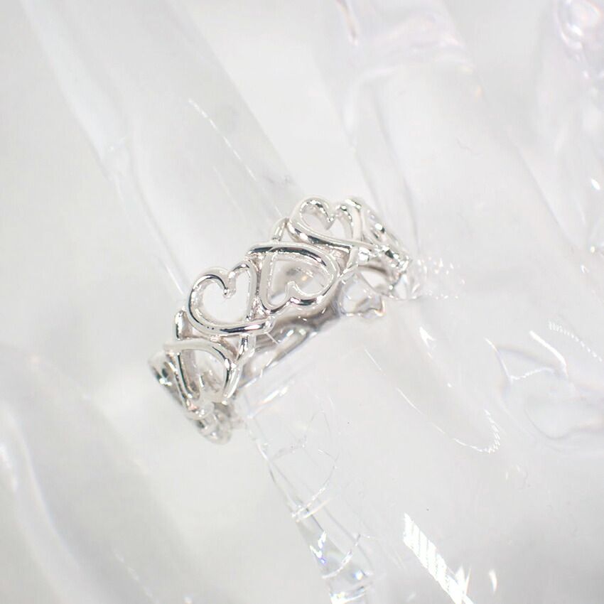 Tiffany & Co 925 Full Eternity Loving Heart No 14 Ring — view 6