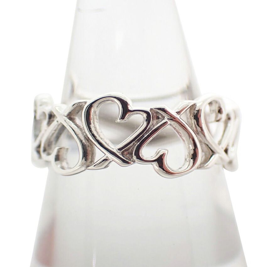 Tiffany & Co 925 Full Eternity Loving Heart No 14 Ring
