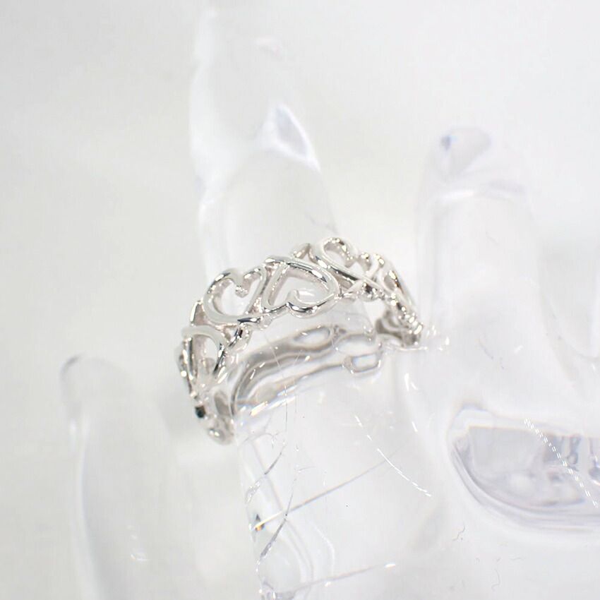 Tiffany & Co 925 Full Eternity Loving Heart No 14 Ring — view 7