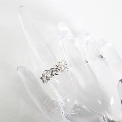 Tiffany & Co 925 Full Eternity Loving Heart No 14 Ring — view 4