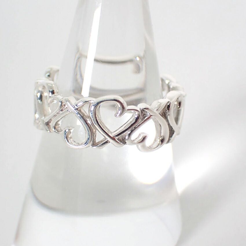 Tiffany & Co 925 Full Eternity Loving Heart No 14 Ring — view 3