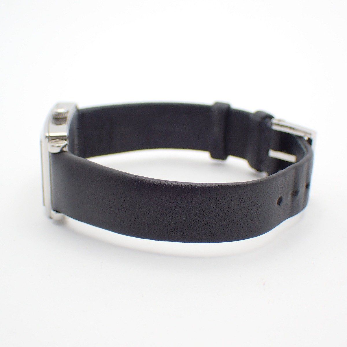 Tiffany & Co Gallery Quartz Watch White Dial Leather Strap Pawn — view 5