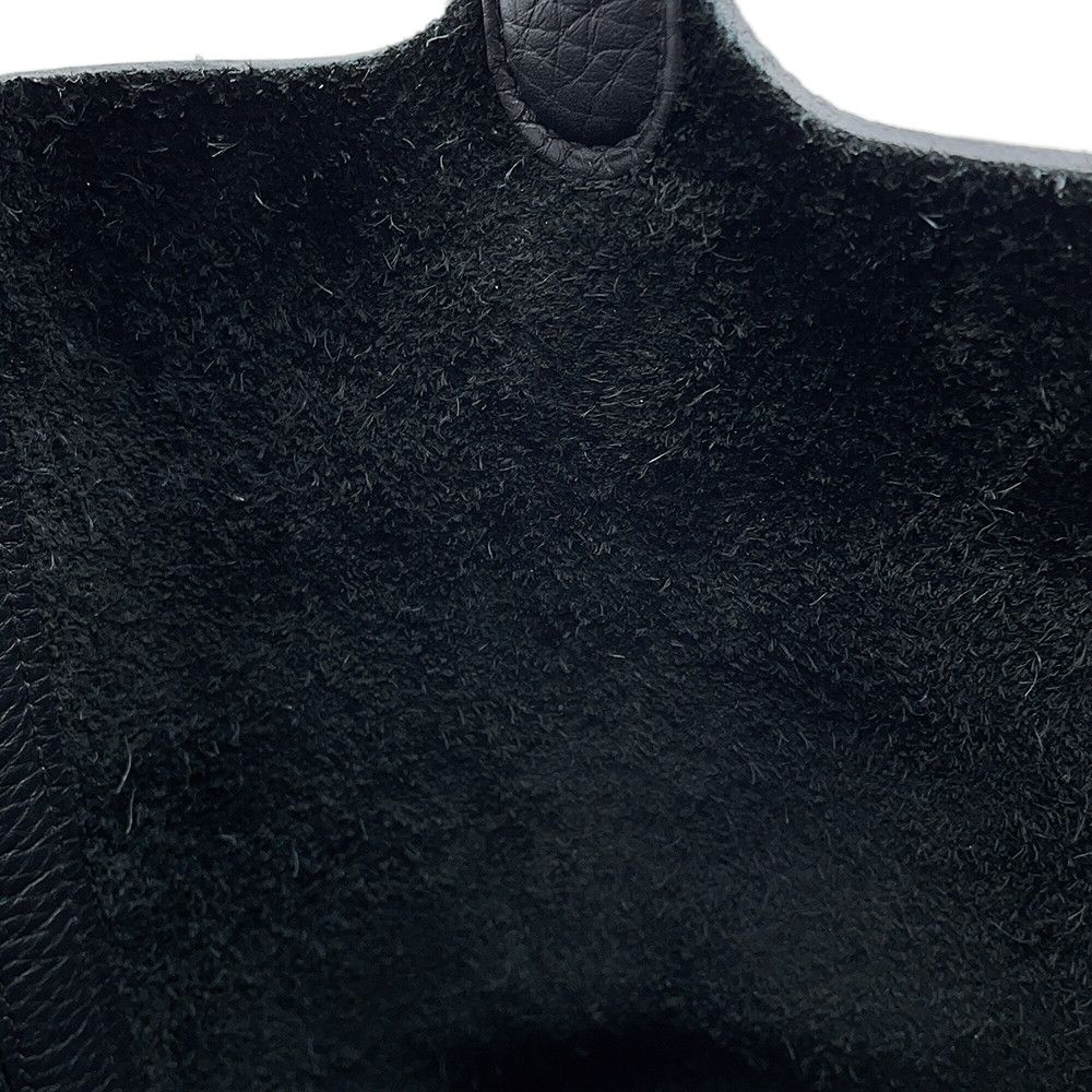 Hermes Handbag Picotin Lock PM Black Silver Taurillon Clemence — view 8