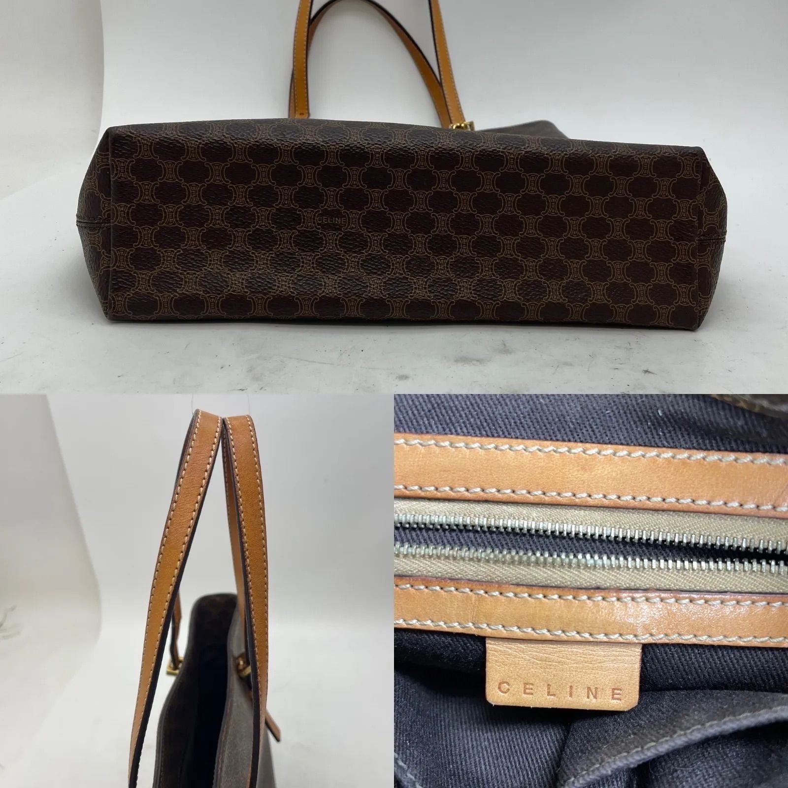 Celine Tote Macadam Business Brown — view 4