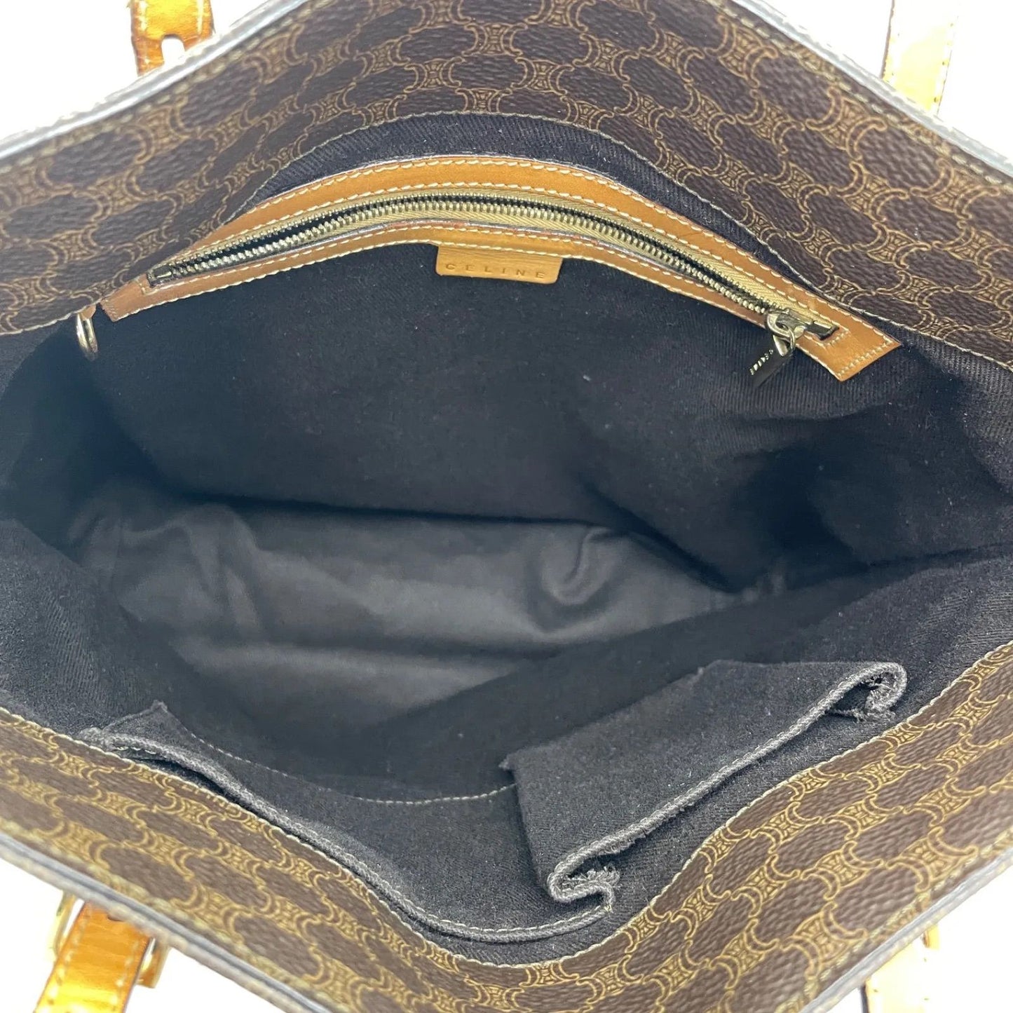 Celine Tote Macadam Business Brown — view 8