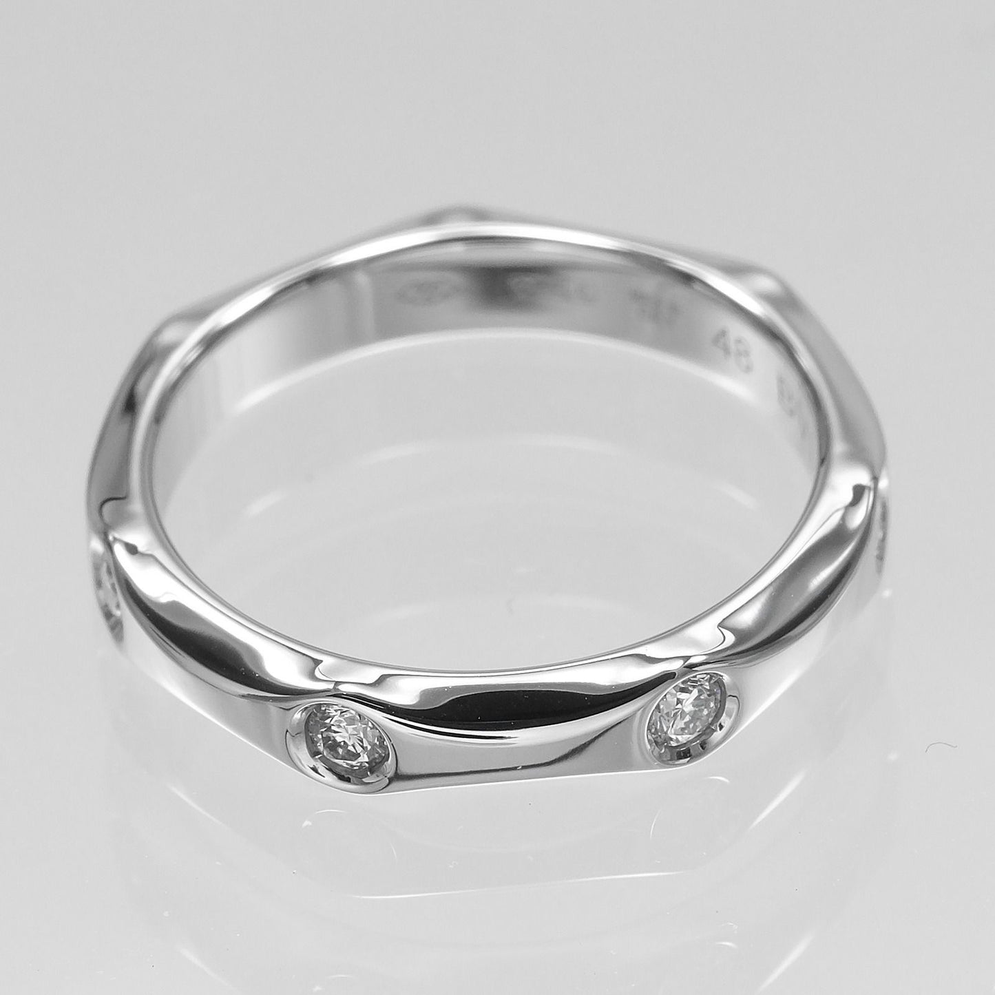 Bvlgari Infinite Wedding Platinum Diamond Ring — view 7