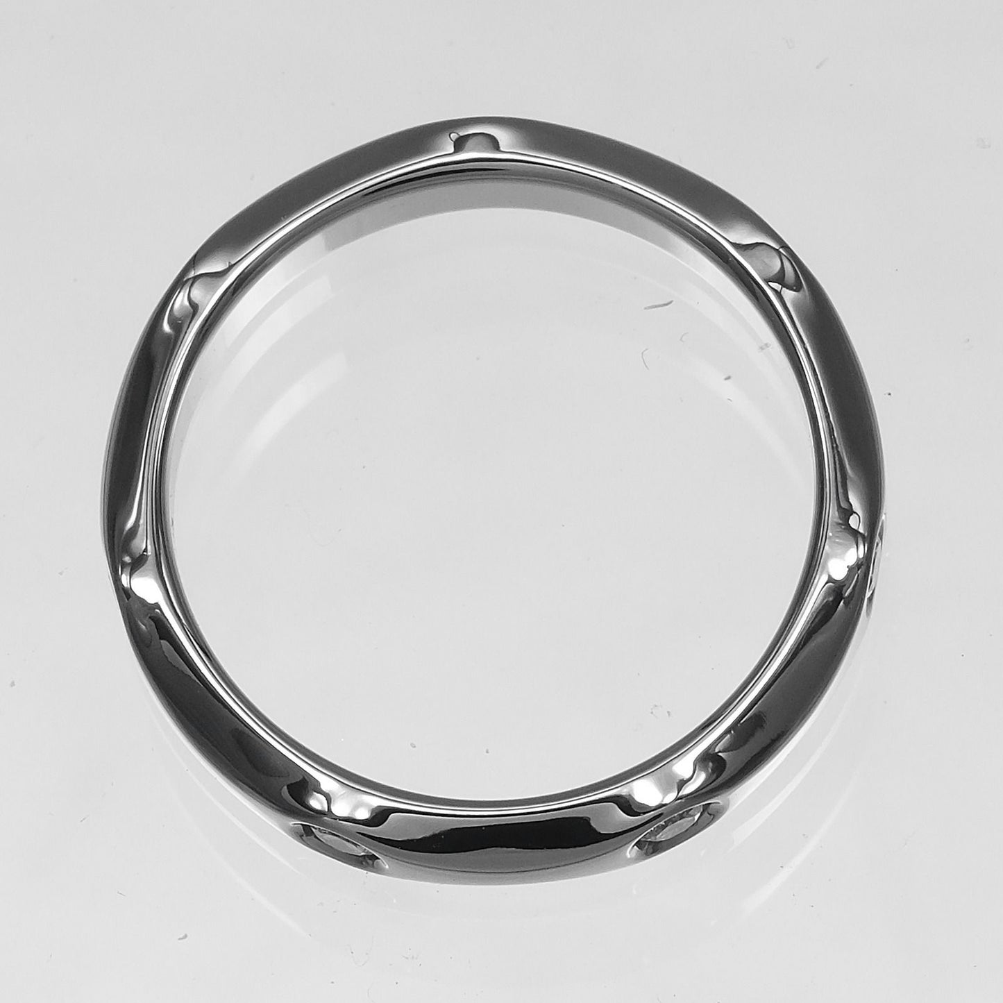Bvlgari Infinite Wedding Platinum Diamond Ring — view 9