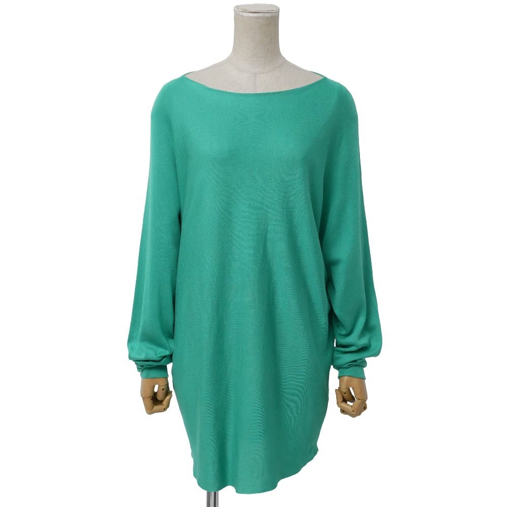 Hermes Knit 40 All Silk Tunic Long Sleeve Sweater