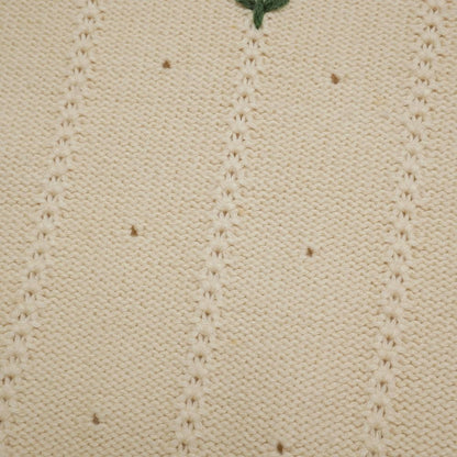 Gucci Knit XS Balloon Sleeve Sweater Flower Embroidery — view 6