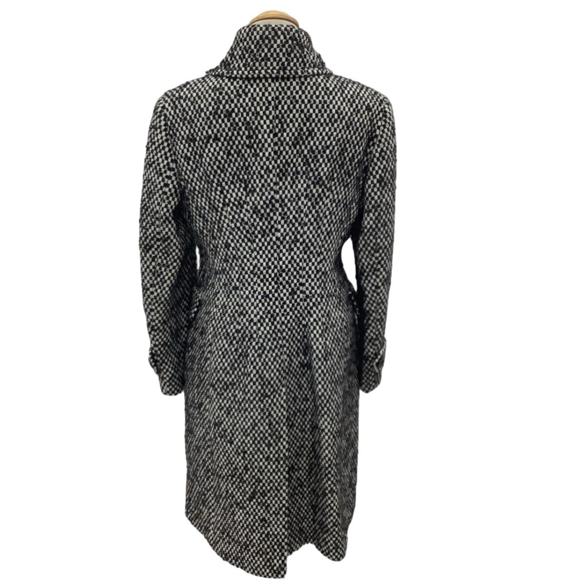 Max Mara Coat 42 White Black — view 3