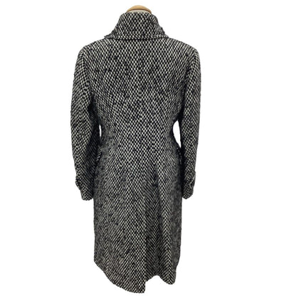 Max Mara Coat 42 White Black — view 3