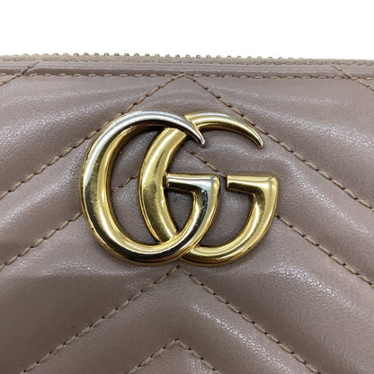 Gucci Wallet GG Marmont Pink Beige — view 2
