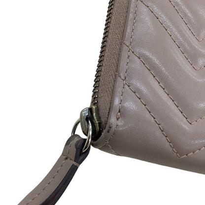 Gucci Wallet GG Marmont Pink Beige — view 4
