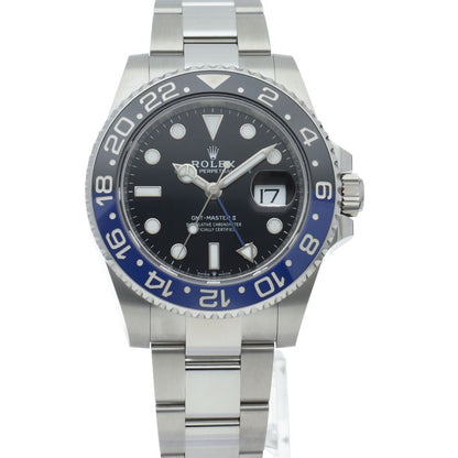 Rolex GMT Master 2 Watch Oyster Box SS Black — view 2