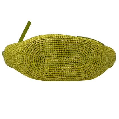 Loewe Anagram Shoulder Bag Raffia Leather Green Crossbody Logo Cool Spring — view 4