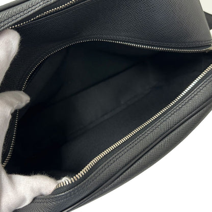 Louis Vuitton Taiga Shoulder Bag Reporter PM Ardoise Dark Gray Black — view 6