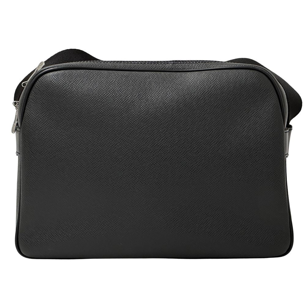 Louis Vuitton Taiga Shoulder Bag Reporter PM Ardoise Dark Gray Black — view 2