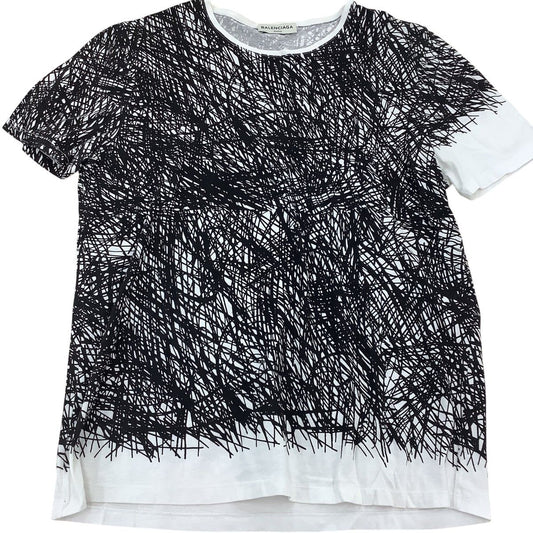 Balenciaga T-Shirt XS Black White
