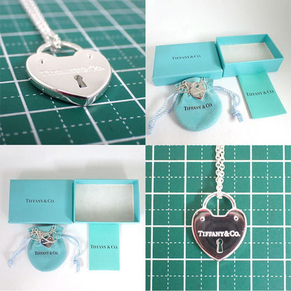 Tiffany & Co 925 Heart Lock Pendant — view 9