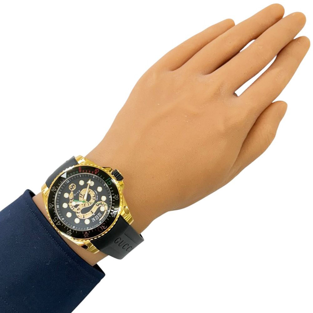 Gucci Dive Snake Watch Stainless Steel 136.2 Quartz — view 2