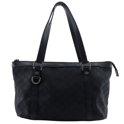 Gucci GG Nylon Canvas Black Tote
