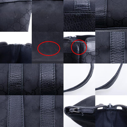 Gucci GG Nylon Canvas Black Tote — view 9