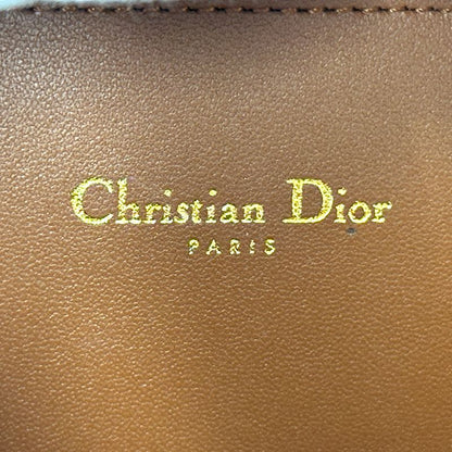 Dior Shoulder Bag Leather Oval Brown Compact — view 6