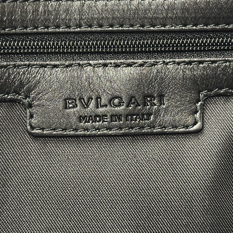 Bvlgari Weekend Shoulder Bag Gray Black — view 6