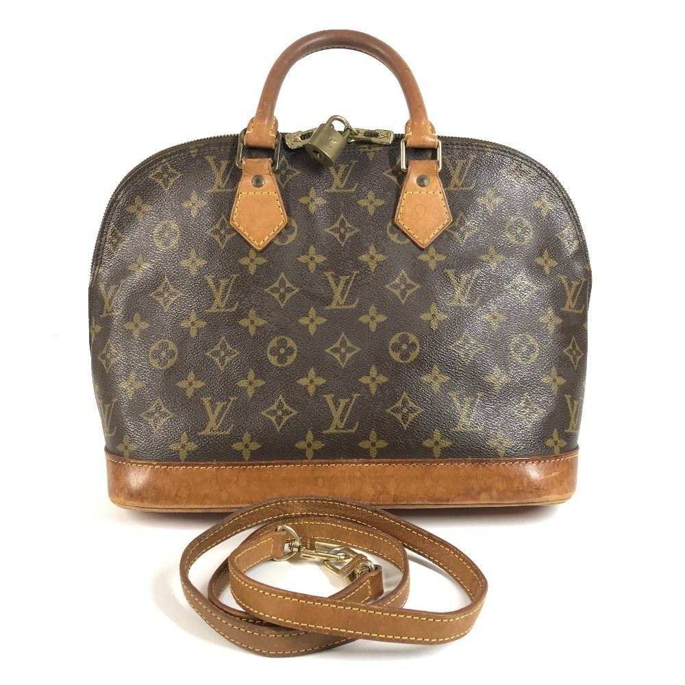 Louis Vuitton Handbag Alma Monogram Canvas Brown