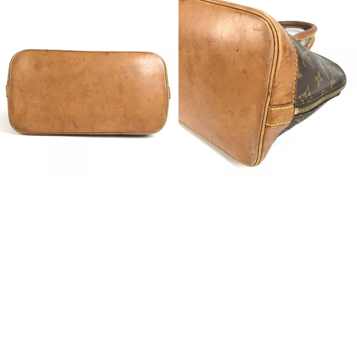 Louis Vuitton Handbag Alma Monogram Canvas Brown — view 9