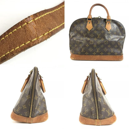 Louis Vuitton Handbag Alma Monogram Canvas Brown — view 8