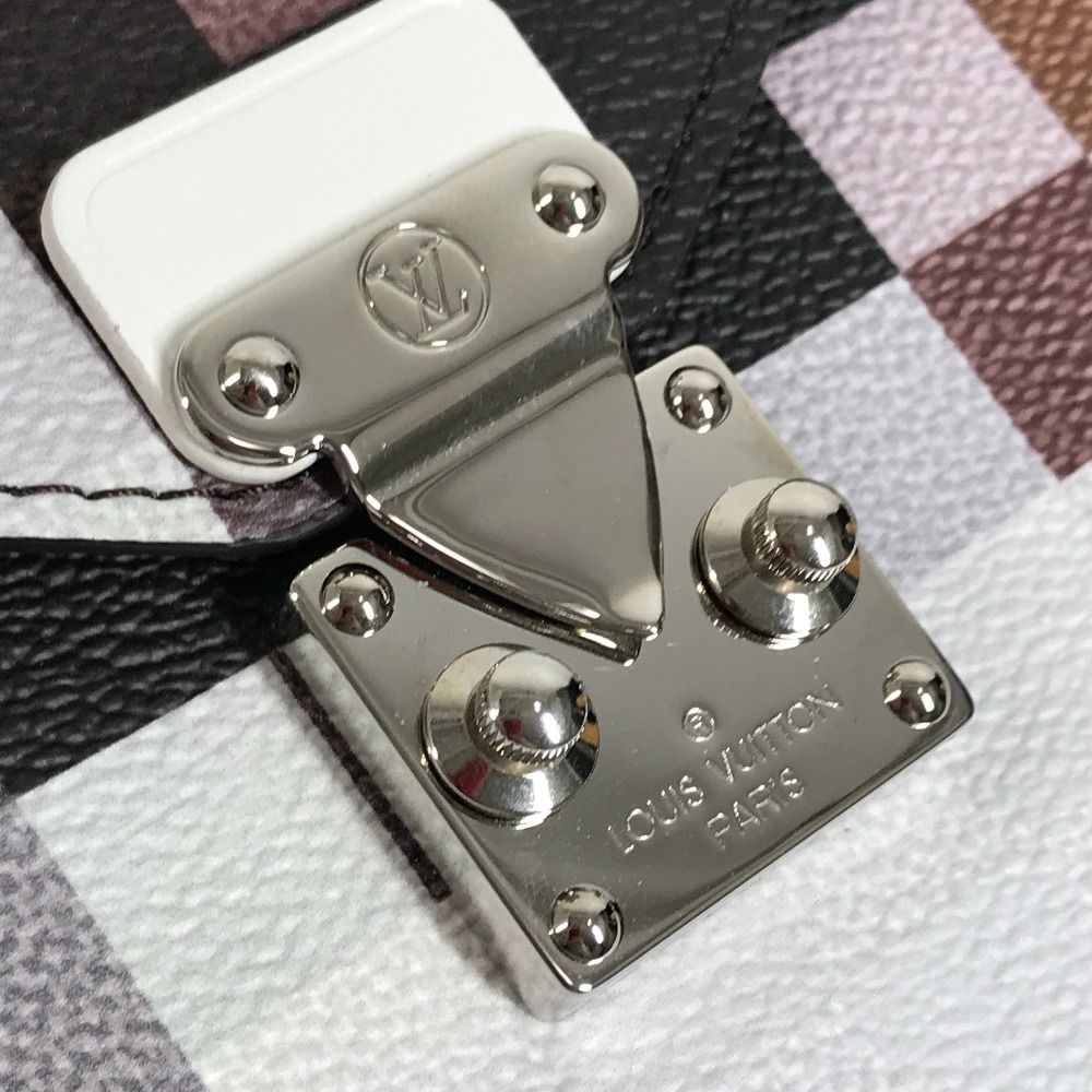 Louis Vuitton Clutch Folder Mark Cow Moflage Leather Brown — view 5