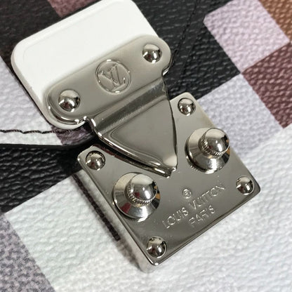 Louis Vuitton Clutch Folder Mark Cow Moflage Leather Brown — view 5