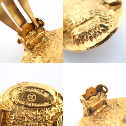 Chanel Faux Pearl Earrings Gold — view 8