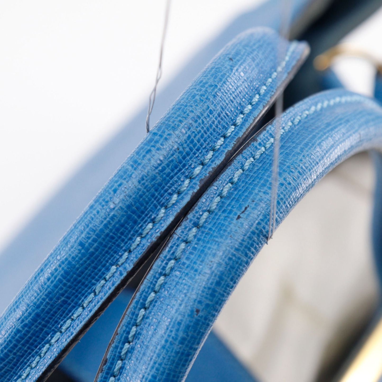 Fendi Toujour 2-Way Shoulder Calf Blue Handbag — view 5